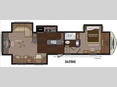 Floorplan - 2014 Keystone RV Montana 3625 RE