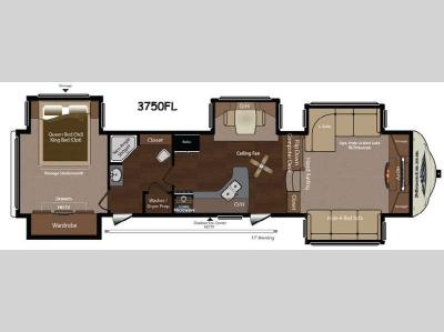 Floorplan - 2014 Keystone RV Montana 3750 FL