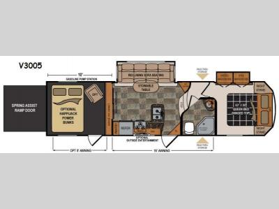 Floorplan - 2014 Dutchmen RV Voltage V3005 V Series