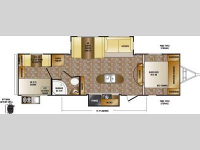 Floorplan - 2013 CrossRoads RV Maple Country MC31SS
