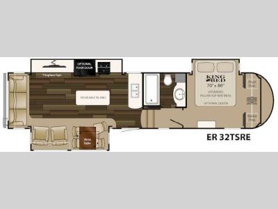 Floorplan - 2014 Heartland ElkRidge 32TSRE