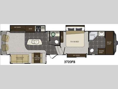 Floorplan - 2014 Keystone RV Alpine 3720FB