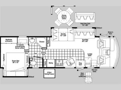 Floorplan - 2007 Itasca Suncruiser 33 V