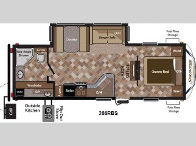 Floorplan - 2014 Keystone RV Sprinter 266RBS