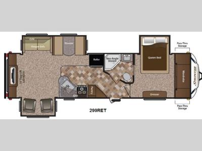 Floorplan - 2014 Keystone RV Sprinter 299RET