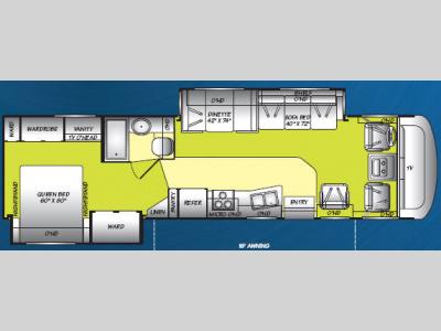 Floorplan - 2007 Fleetwood RV Terra LX 34N