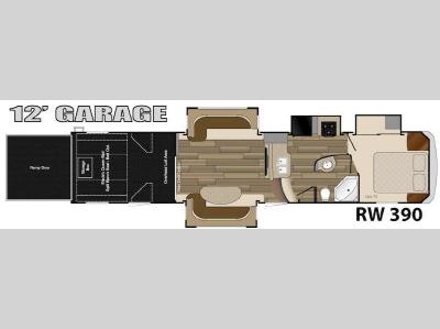 Floorplan - 2014 Heartland Road Warrior 390