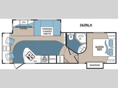 Floorplan - 2014 Dutchmen RV Denali 262RLX
