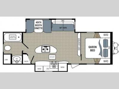 Floorplan - 2014 Dutchmen RV Kodiak 279RBSL