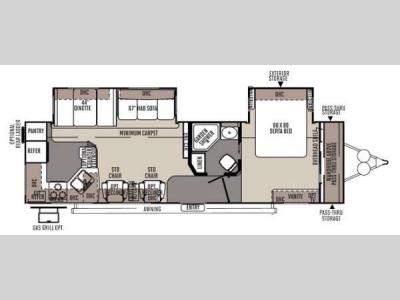 Floorplan - 2014 Forest River RV Rockwood Signature Ultra Lite 8310SS