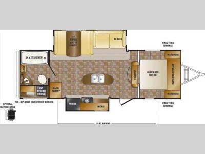 Floorplan - 2014 CrossRoads RV Sunset Trail Reserve ST26RB