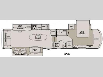 Floorplan - 2014 Redwood RV Redwood 38GK