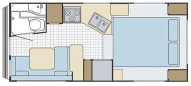 Floorplan - 2006 Lance Lite 1025