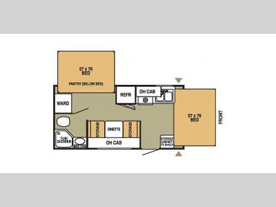 Floorplan - 2006 Starcraft  Travel Star Expandables 18SB