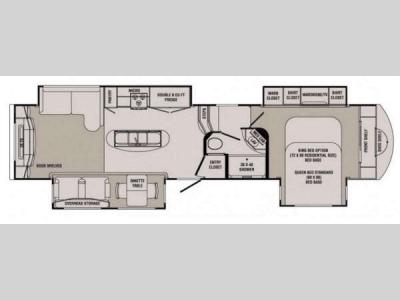 Floorplan - 2014 CrossRoads RV Rushmore Jefferson RF39JE