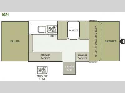 Floorplan - 2014 Starcraft  Comet 1021