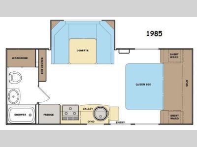 Floorplan - 2014 Lance Travel Trailers 1985