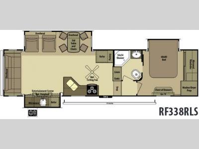Floorplan - 2014 Open Range RV Roamer RF338RLS