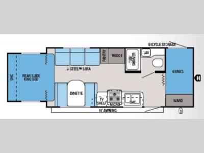 Floorplan - 2014 Jayco Jay Feather Ultra Lite X213