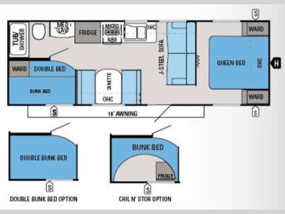 Floorplan - 2014 Jayco Jay Flight Swift 264BH