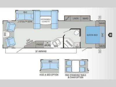 Floorplan - 2014 Jayco Eagle 298RLDS