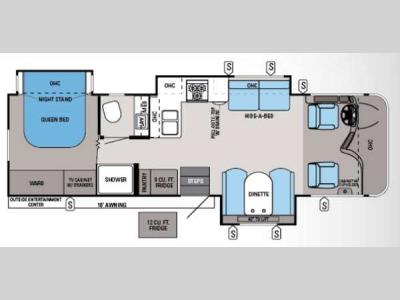 Floorplan - 2014 Jayco Precept 31UL