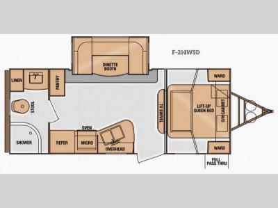 Floorplan - 2014 Cruiser Fun Finder F-214WSD