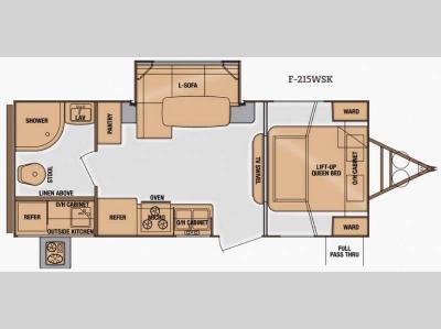 Floorplan - 2014 Cruiser Fun Finder F-215WSK