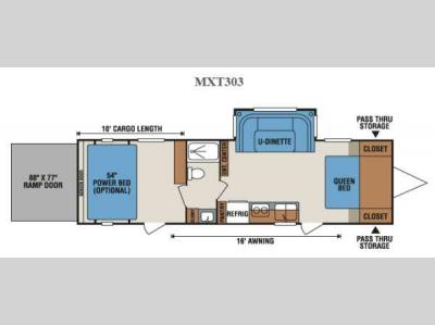 Floorplan - 2014 KZ MXT MXT303