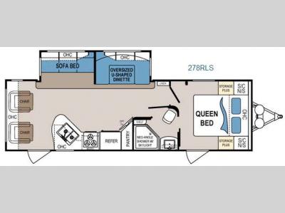 Floorplan - 2014 Dutchmen RV Dutchmen 278RLS