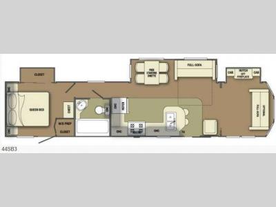 Floorplan - 2014 Dutchmen RV Breckenridge Classic XT 44SB3