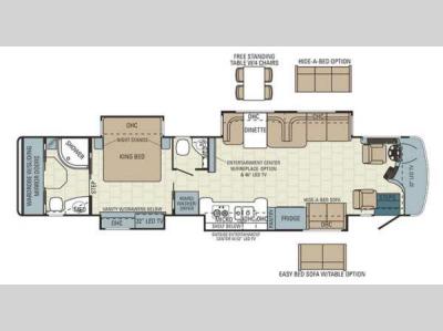 Floorplan - 2014 Entegra Coach Aspire 42RBQ