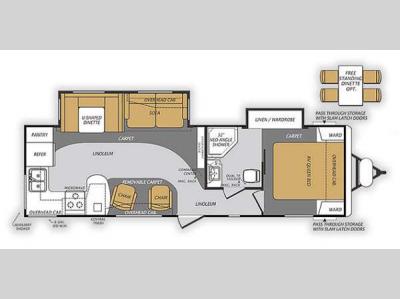 Floorplan - 2014 Forest River RV Wildcat Maxx 28RKX