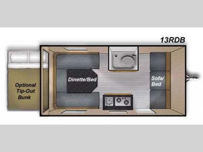 Floorplan - 2014 Livin Lite CampLite CL13RDB