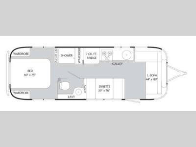 Floorplan - 2014 Airstream RV International Signature 28