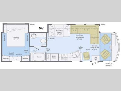 Floorplan - 2014 Itasca Sunova 36V