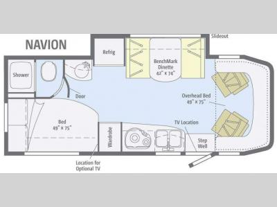 Floorplan - 2014 Itasca Navion 24J