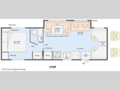 Floorplan - 2014 Itasca Spirit 31KP