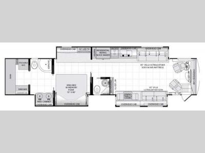 Floorplan - 2014 American Coach American Eagle 45T