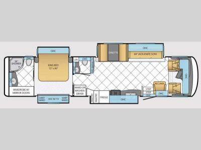 Floorplan - 2014 Newmar Canyon Star 3953