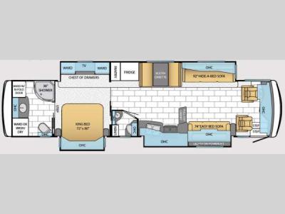 Floorplan - 2014 Newmar Ventana 4037