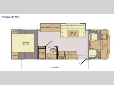 Floorplan - 2014 Fleetwood RV Terra SE 29G