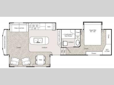 Floorplan - 2014 Peterson Excel Winslow 31IKE