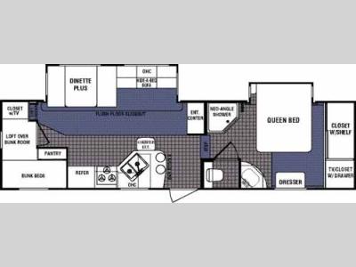 Floorplan - 2007 Dutchmen RV Denali 28LBBS-M5