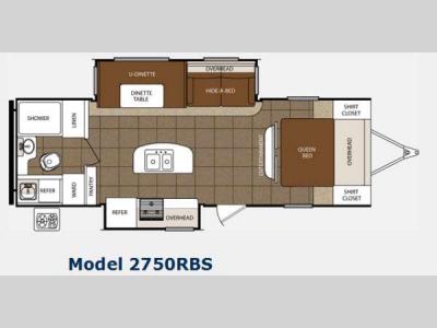 Floorplan - 2014 Prime Time Manufacturing Tracer 2750RBS