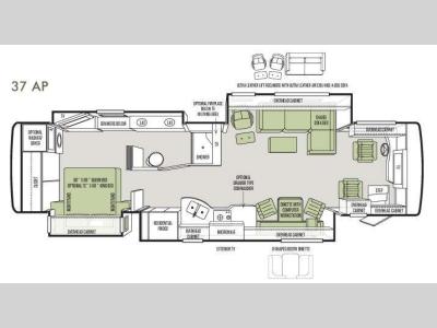 Floorplan - 2014 Tiffin Motorhomes Allegro Bus 37 AP