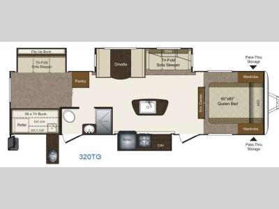 Floorplan - 2014 Keystone RV Laredo Super Lite 320TG