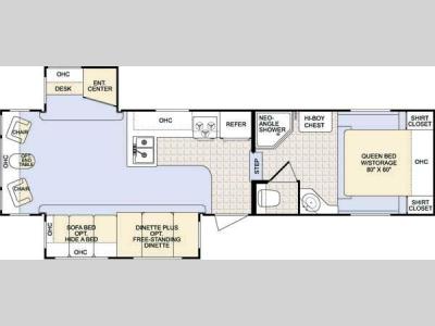 Floorplan - 2007 Dutchmen RV Colorado 31RL-M5