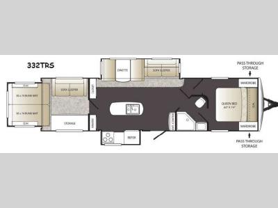 Floorplan - 2014 Keystone RV Outback Terrain Ultra Lite 332TRS