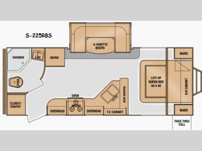 Floorplan - 2014 Cruiser Shadow S 225RBS